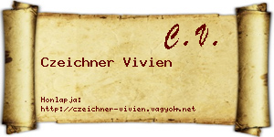Czeichner Vivien névjegykártya
