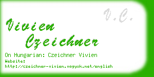 vivien czeichner business card